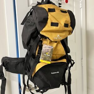Teton Explorer 85L Backpack in Buck Brown